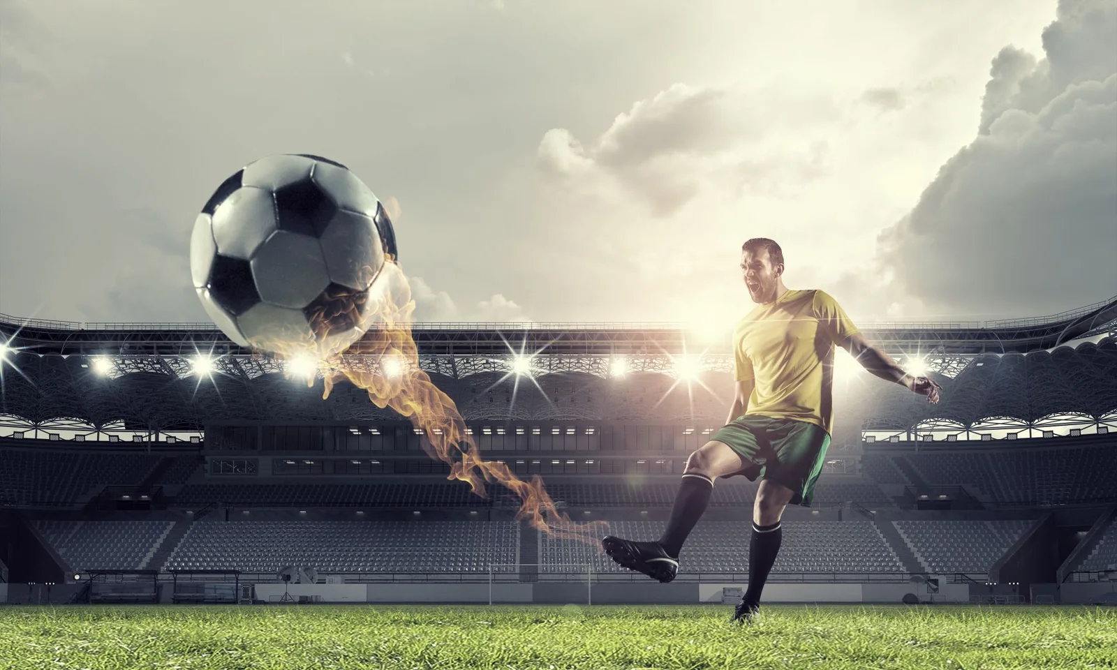 Suasana pertandingan olahraga untuk halaman taruhan CAKRABOLA